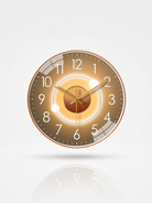 Horloge murale ronde silencieuse