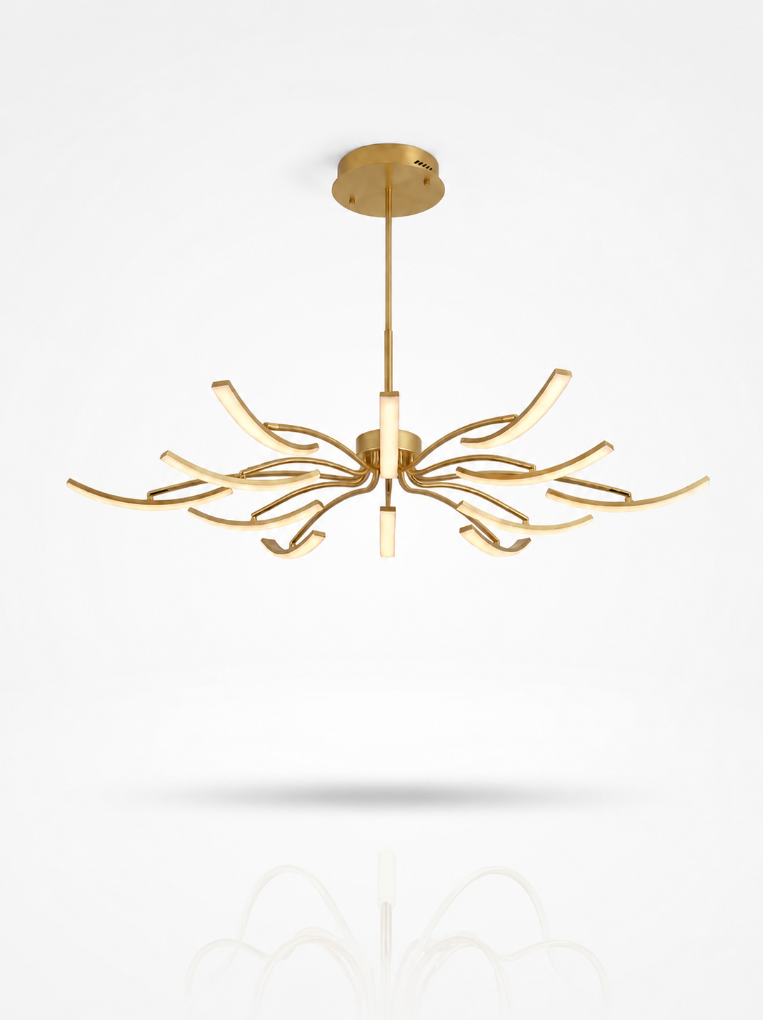 Lustre LED en aluminium multi-têtes