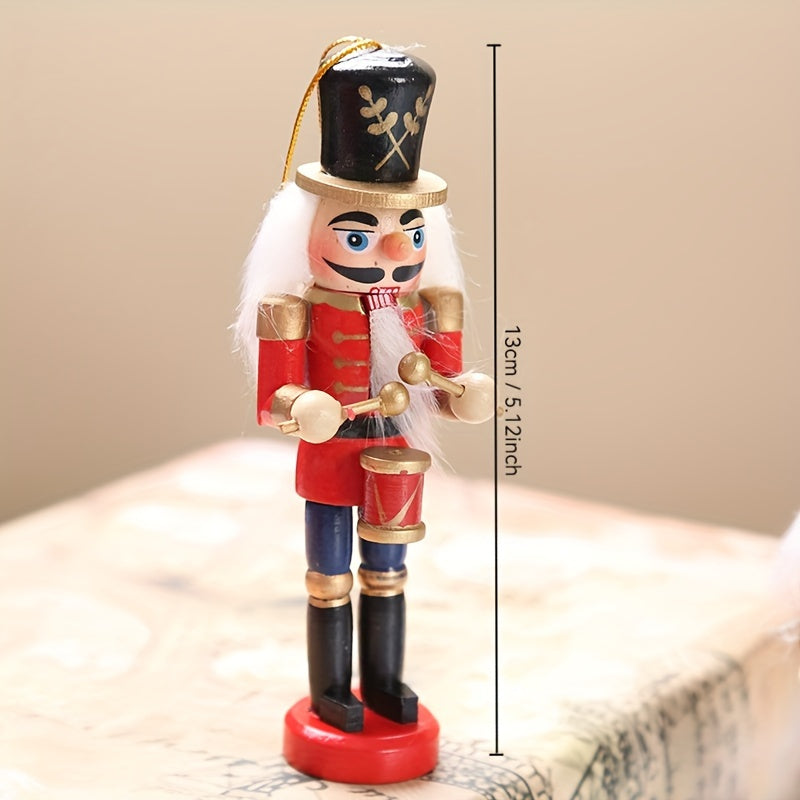 Casse-noisette tambour en bois avec indication de hauteur (13 cm selon le fabricant)