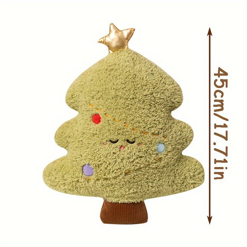 Coussin de Noël sapin avec indication de hauteur 45 cm